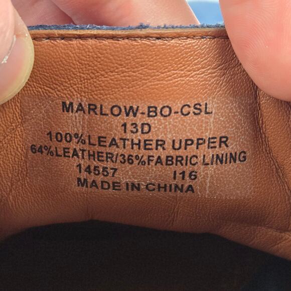 Polo Ralph Laruen Marlow Navy Suede Casual Crepe Sole Daily Chukka Boot Men 13 D - Picture 14 of 14